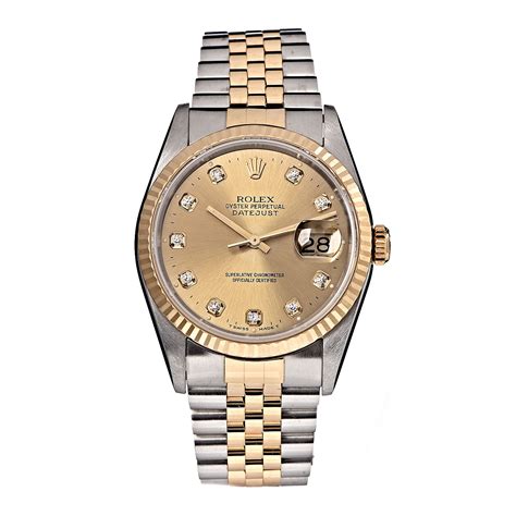 rolex stainless steel and gold|rolex gold with diamonds.